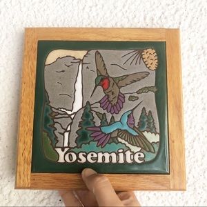 Vintage Yosemite Ceramic Kitchen Trivet